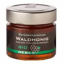 ein Glas mit Waldhonig