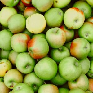 viele grüne Äpfel